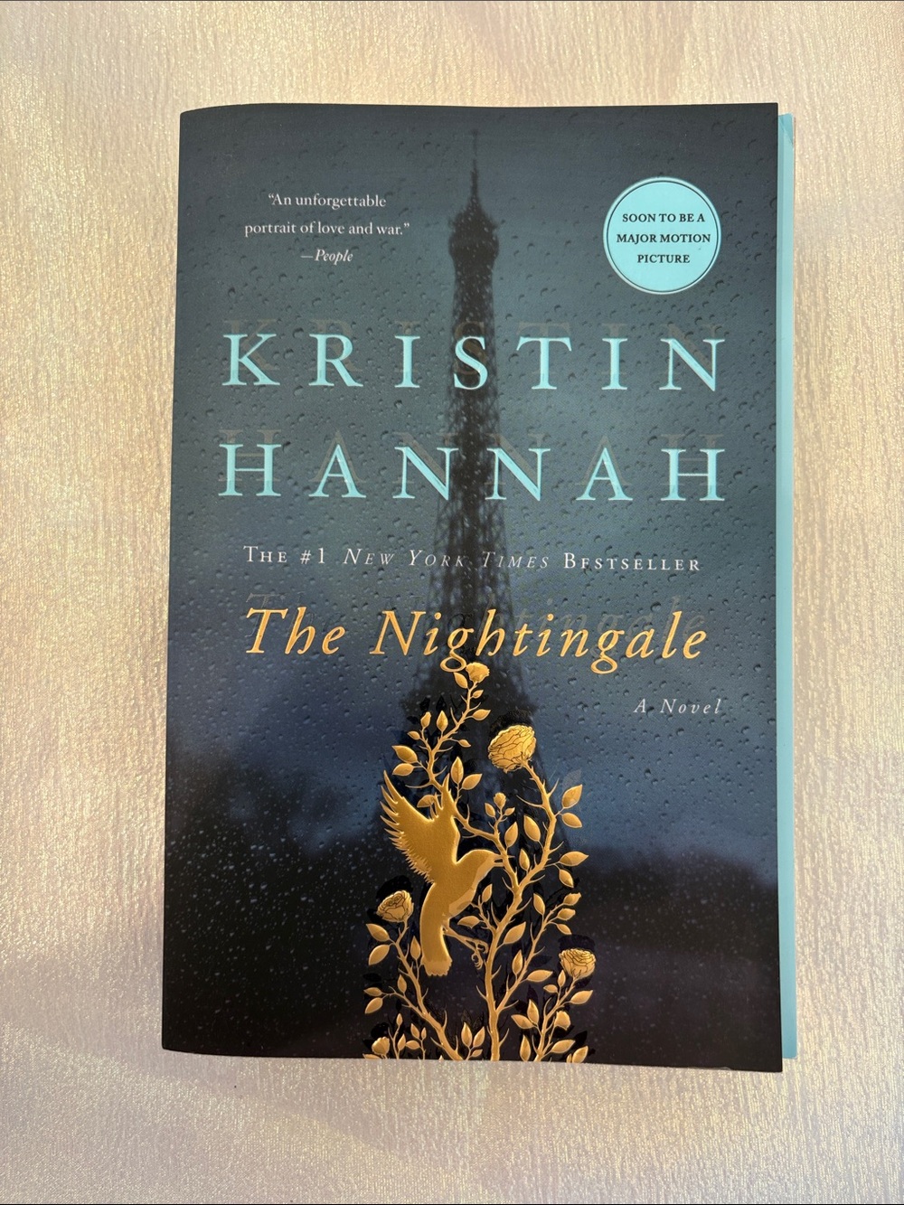 Kristin Hannah The Nightingale - Navy & Gold Paperback